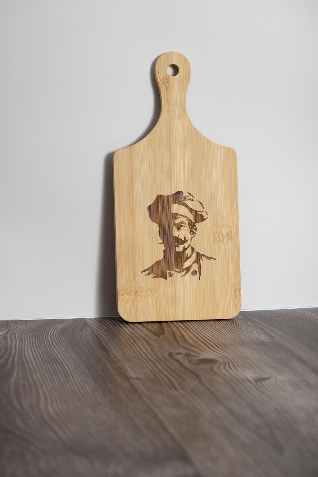 Bamboo Cutting Board – Chef Cutting Board, Laser Engraved, Compact 5x11