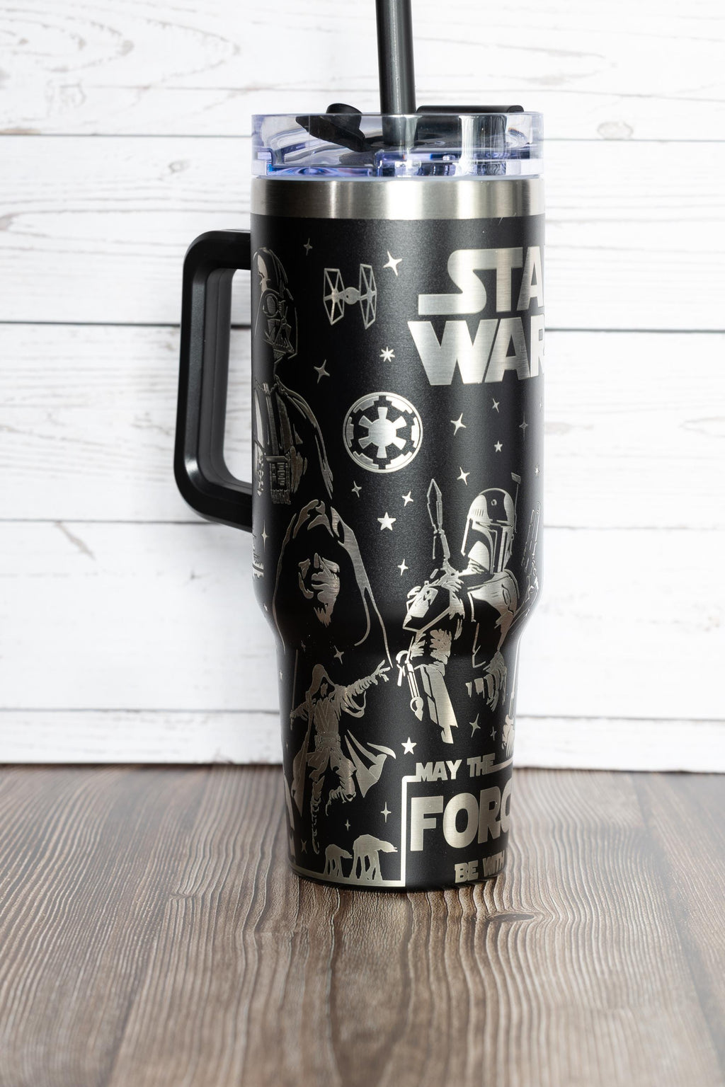 Star Wars Drink Tumbler - 40oz Stainless Steel Vacuum Insulated Cup With Handle