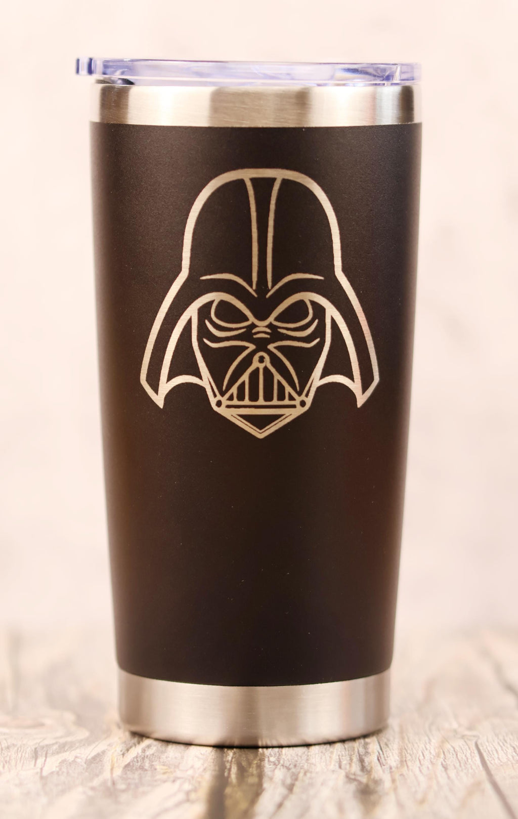 Darth Vader Travel Tumbler – 20oz Vacuum Insulated Stainless Steel Cup with Laser Engraving