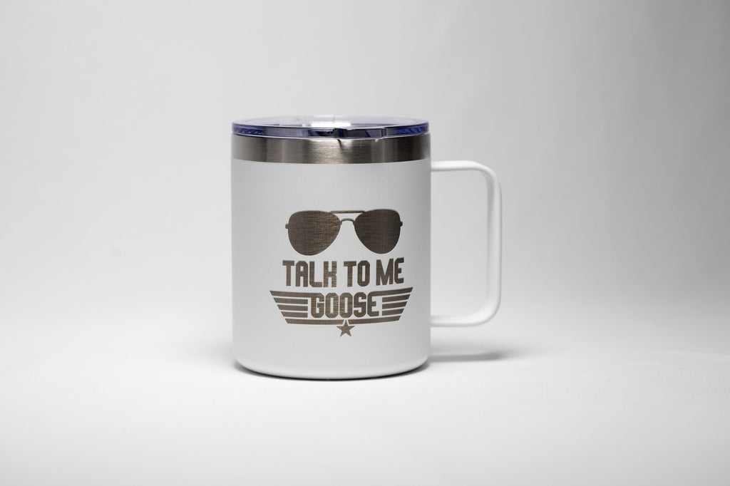Insulated Coffee Mug – Laser Engraved Stainless Steel Mug with Vacuum Insulation