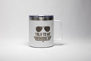 Insulated Coffee Mug – Laser Engraved Stainless Steel Mug with Vacuum Insulation