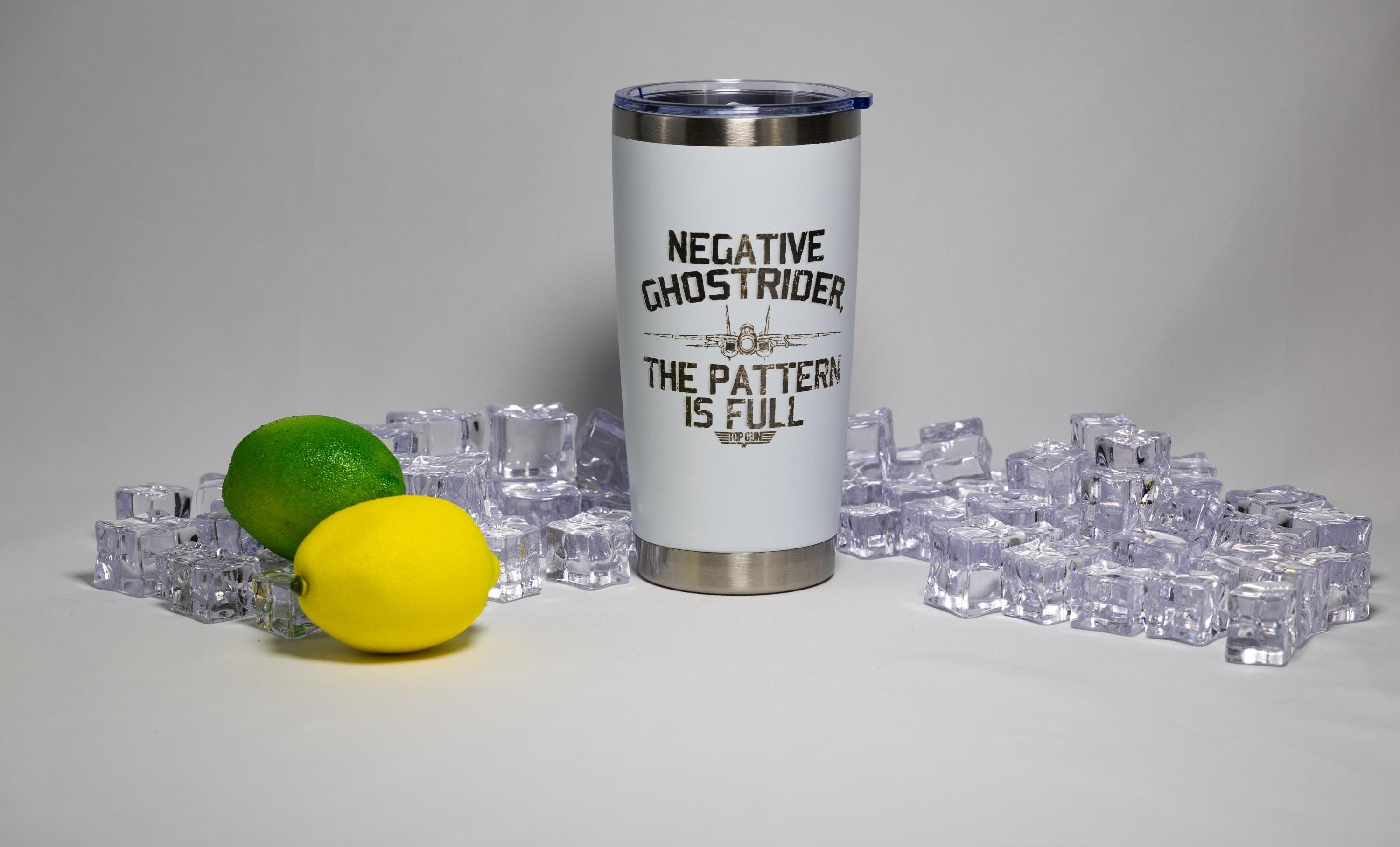Aviator Tumbler - 20 oz Stainless Steel Cup | Laser Engraved, Custom Color