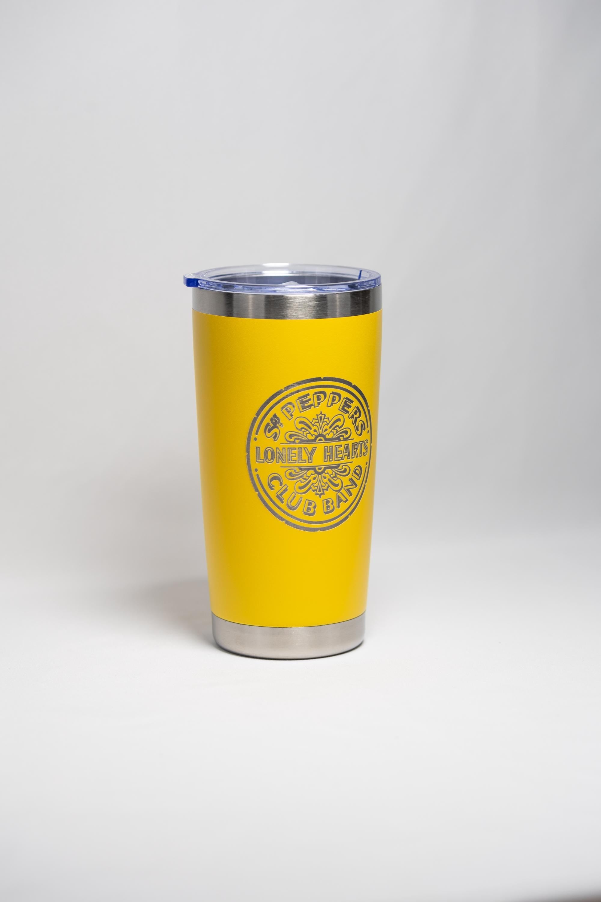 Sgt Pepper Tumbler – Retro Stainless Steel 20oz | Laser Engraved Classic Rock Drinkware