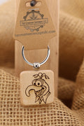 Gonzo Muppets Keychain | Handcrafted Double Sided Hardwood Keychain with Laser Engraved Design