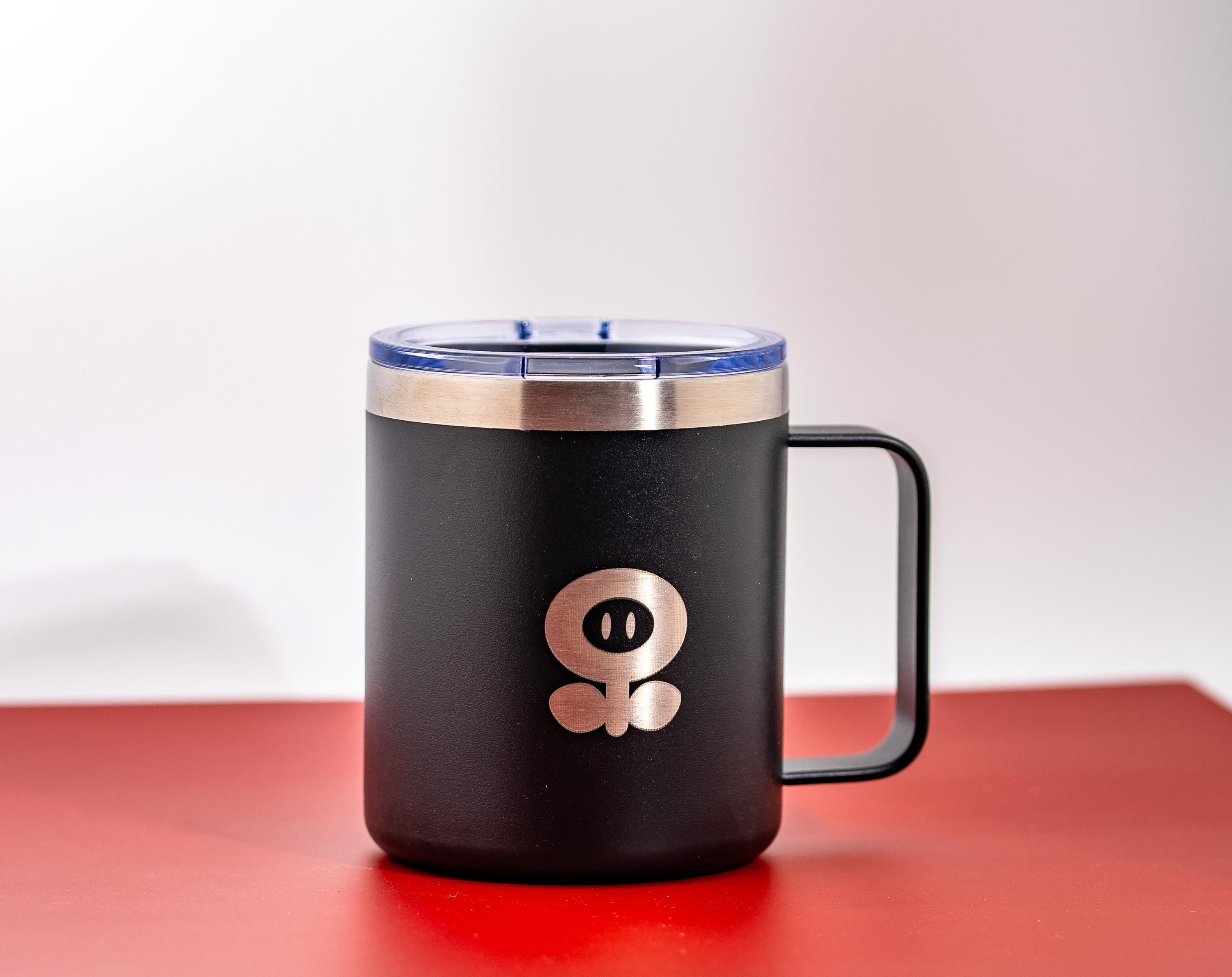 Mario Bros Firepower Flower Mug – Insulated Stainless Steel, Spill Resistant Coffee Cup