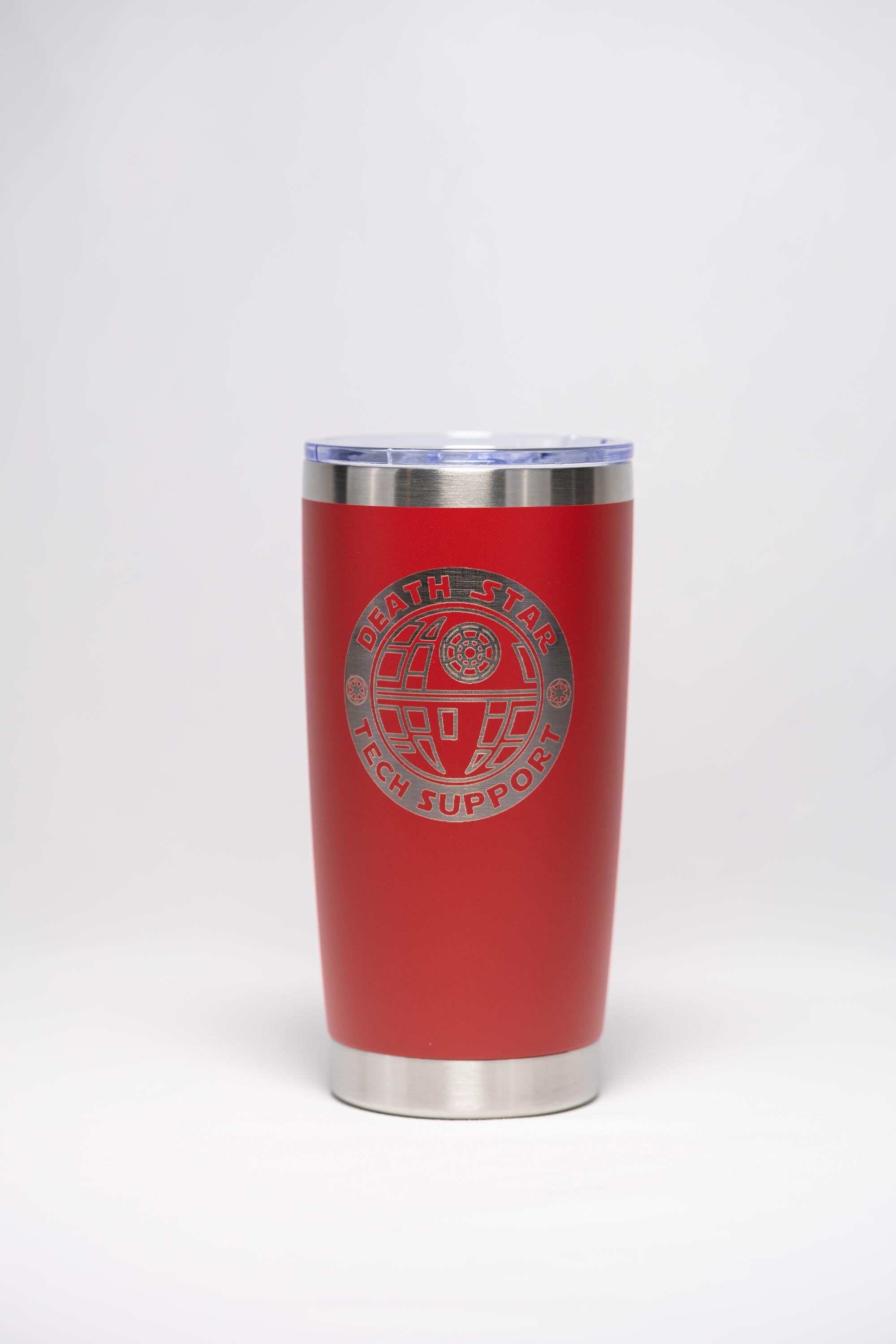 Death Star Tumbler - Engraved Stainless Steel Cup | Vacuum Insulated Drinkware
