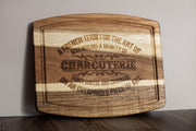 Rustic Acacia Charcuterie | 10 Inch Laser Engraved Wood Board – Unique Hostess Gift