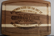 Rustic Acacia Charcuterie | 10 Inch Laser Engraved Wood Board – Unique Hostess Gift