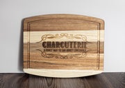 Adult Lunchable Serving Board – Laser Engraved Acacia Wood Charcuterie Tray